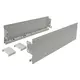 681-5250-7035 Боковые стенки ящика для направляющих CUBO, 250 мм, h=128 мм, серый