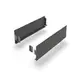 681-5550-7035 Боковые стенки ящика для направляющих CUBO, 550 мм, h=128 мм, серый - 2