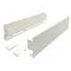 681-1400-9010 Боковые стенки ящика для направляющих CUBO, 400 мм, белый