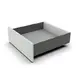 681-5400-9010 Боковые стенки ящика для направляющих CUBO, 400 мм, h=128 мм, белый - 1