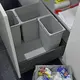 5075.90.41616 Контейнер для мусора 32 л 306*230*560 мм (alu grey) Eins2vier Ninka - 12