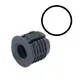 153-10M6-0910C-WH Футорка серии 153, M6, 9х10мм, пластик - 1