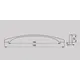 Ручка скоба для мебели Валмакс FS-056 160 Cr, 160 мм, хром матовый (ТЗ). - 2