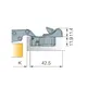 Петля с доводчиком T-type Glissando 110/48/0 мм арт.701-0AS0-054-00 - 5