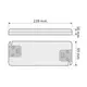 Блок питания SLIM FLAT LED 40W 12VDC, без проводов арт.TRA-F-40W-T-01 - 12