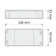 Блок питания LED STANDARD PLUS 12W 12VDC, без проводов арт.TRA-SP-12W-T-01 - 13