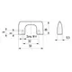 Ручка-скоба FS-079 032 черный RAL9005 матовый, арт.FS-079 032 RAL9005 - 7