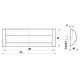 Ручка-раковина FR-009 160 St светлый/St светлый (ТЗ) - 7