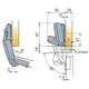 Петля мебельная Titus S-Type 90 градусов 170/52/0 мм. арт.248-0R15-050-ST - 24