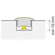 Профиль для LED  ленты PVC COVER (пластиковый) арт.PROFIL-COVER-OP-5M - 20