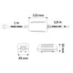 Блок питания LED PLD 38W 12VDC, провод 2,8 м, коннектор JACK арт.TRA-PLD-38W - 15