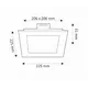 Светильник LED STELLA 18W 230VAC 4000К арт.STELLA-18-40K-01 - 15