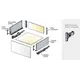 Выдвижной ящик Tekform Slimline Tacto DW182 400 мм, белый арт.655-8H61-150-00 - 17