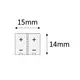 Коннектор для LED ленты 10 мм арт.MO-LF10-BP-D1 - 21
