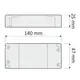 Блок питания LED STANDARD PLUS 33W 12VDC, без проводов арт.TRA-SP-33W-T-01 - 16