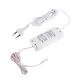 Блок питания LED STANDARD PLUS 16W 12VDC, черный провод 4 м, мини-гнездо арт.U12-016-SP-2C0-201 - 16