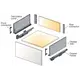 Выдвижной ящик с тонкой стенкой Titus Tekform slimline DW182 450 мм, цвет белый. Арт: 655-8H45-150-00 - 55