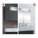 Светильник LED MIRA IP44 8W 230VAC 3000К, провод 30 см, хром арт.MIRA-U-30K-01 - 18