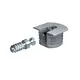 Эксцентрик D20x12,5 мм, пластик белый арт.SE04PB - 6