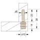 Штифт со втулкой d10x39 арт.AM00010100000 - 2