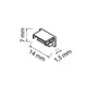Светодиодный светильник Polarus micro sensor 989mm 4.5W/12VDC 6000K алюминиевый с 2м проводом арт. PLMJ989-00823-418-V2 - 3