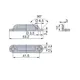 Планка ответная замка Push Esp Lock, коричневый арт.927-4893-370 - 45