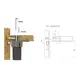Опора регулируемая Trio 60мм d14мм арт.PI87ZZ - 12