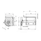 Опора регулируемая левая M8X60 арт.3064408060 - 4