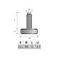 Опора регулируемая M6x20, D20 арт.PI10PNE - 4