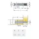 Дюбель мебельный Titus System 5 Combi 5x34 мм арт.009597-885-300 - 2