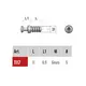 Дюбель d5х7,5 мм M6euro, цинк арт.TI17ZL - 2