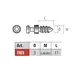 Дюбель d3х11 мм M3,8euro, цинк арт.TI03FZ - 4