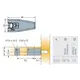 Эксцентрик SYSTEM 6 Outrigger Side-entry 19 мм, установка сверху/сбоку, коричневый арт.006985-831-001 - 2