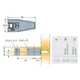 Эксцентрик SYSTEM 6 Outrigger Side-entry 16 мм, установка сверху/сбоку, серебро арт.006981-381-001 - 2