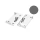 Соединитель фронтальный для ящиков Tekform slimline+ DW70, антрацит арт.656-8334-385-00