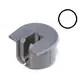 Эксцентрик мебельный полкодержатель Titus System 6 Quickfit-Expando Wedgefix для плиты 16 мм белый. Арт: 006473-877-001