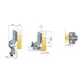 Петля с доводчиком T-type Glissando 110/45/17 мм арт.701-0DT0-054-00