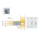 Эксцентрик SYSTEM 6 Wedgefix Quickfit 19 мм, белый арт.006622-877-001