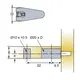 Эксцентрик мебельный CAMFIX32 EXP S6-19MM Drop-on белый арт.006441-877-001 - 1