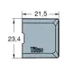 Заглушка к эксцентрику SYSTEM 6, никель арт.006596-054-001 - 1