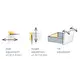 Выдвижной ящик Tekform Slimline+ DW70 400 мм, Screw-in, белый арт.656-8356-150-00 - 1