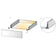 Кондуктор с лого для ящиков Tekform slimline 70 мм, черный арт.655-8016-390-00 - 1