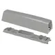 Корпус с планкой для толкателя Cubo, для шурупов по дереву, серый арт.962.CS00.06.00