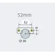 Петля S-type i3 с доводчиком Glissando 110/52/0 мм арт.242-0972-054-00 - 9