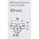 Петля мебельная Titus Basic-I 2 90 градусов 110/48/0 мм. арт.954-0800-050-00 - 4