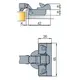 Петля B-type i3 с доводчиком Glissando 110/52/9 мм арт.242-0975-054-00 - 5