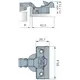 Петля 110/45/5 T-type Glissando с доводчиком установка без инструментов PressTo арт.701-0BT6-054 - 2