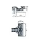 Петля T-type TeraBlack Glissando с доводчиком 110/45/0 мм и cистемой ускоренной сборки Easy-fix арт.701-0AT4-956-00 - 9
