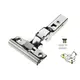 Петля мебельная Titus T-Type Glissando 90 градусов с доводчиком 110/48/9 мм и cистемой ускоренной сборки Easy-fix арт.701-0CS4-650-00