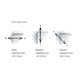 Петля T-type-i TeraBlack Glissando 110/45/0 арт.701-0AT0-956-00 - 2
